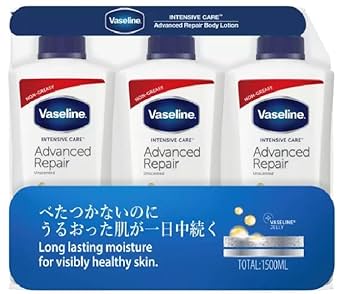 moka　アドバンスド ローション 詰替　とてもしっとり　セット Amazon | ヴァセリン アドバンスドリペア ボディローション 3本